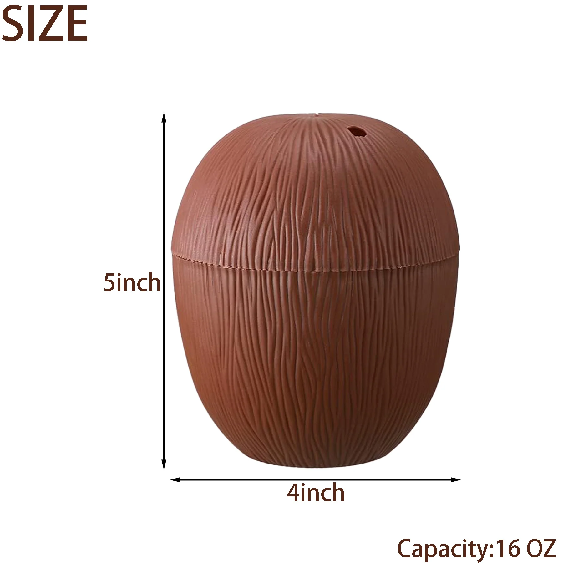 16 Oz. Coconut Cups