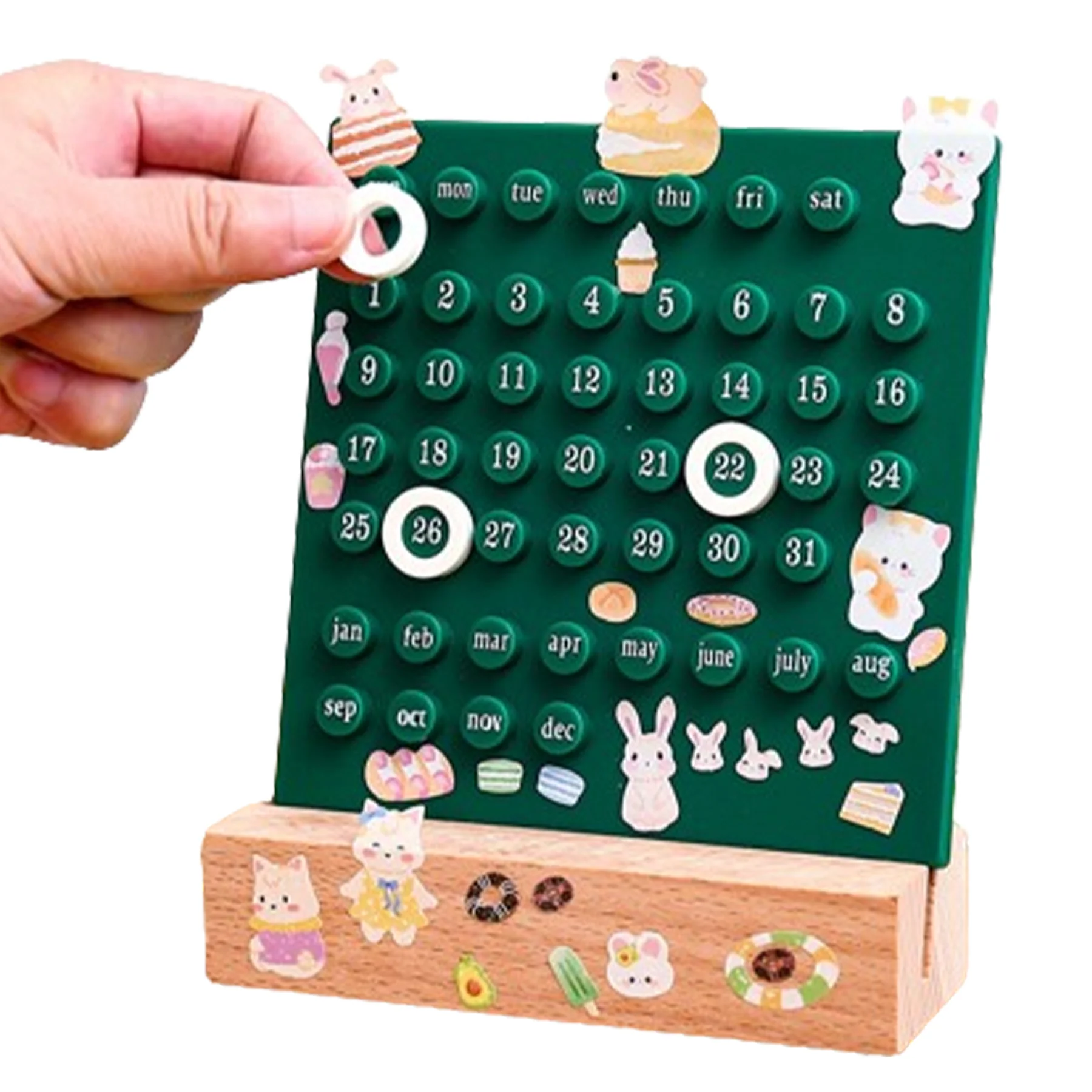 Kid's Desktop Perpetual Calendar DIY Educational Toy