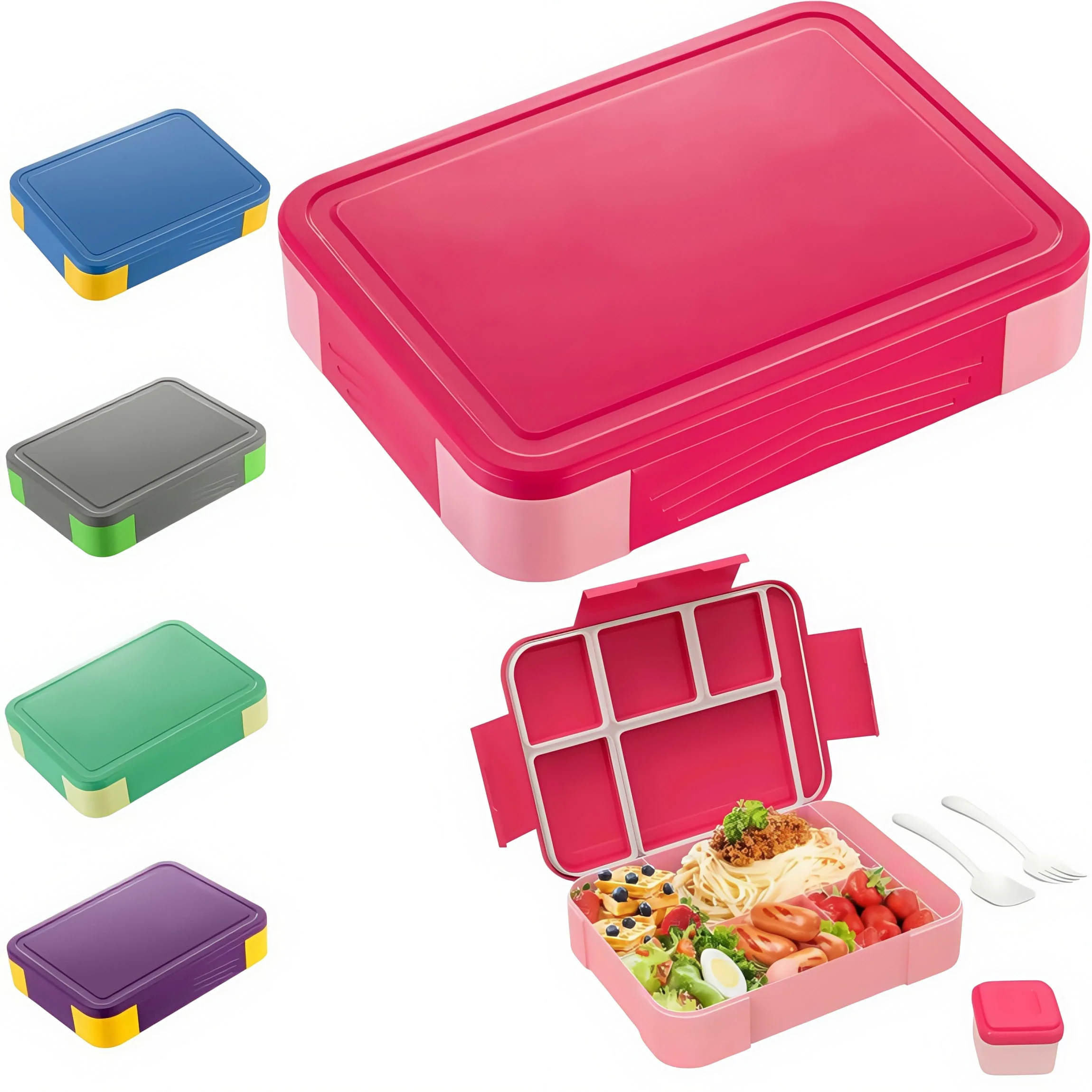 6-Compartment Lunch Box