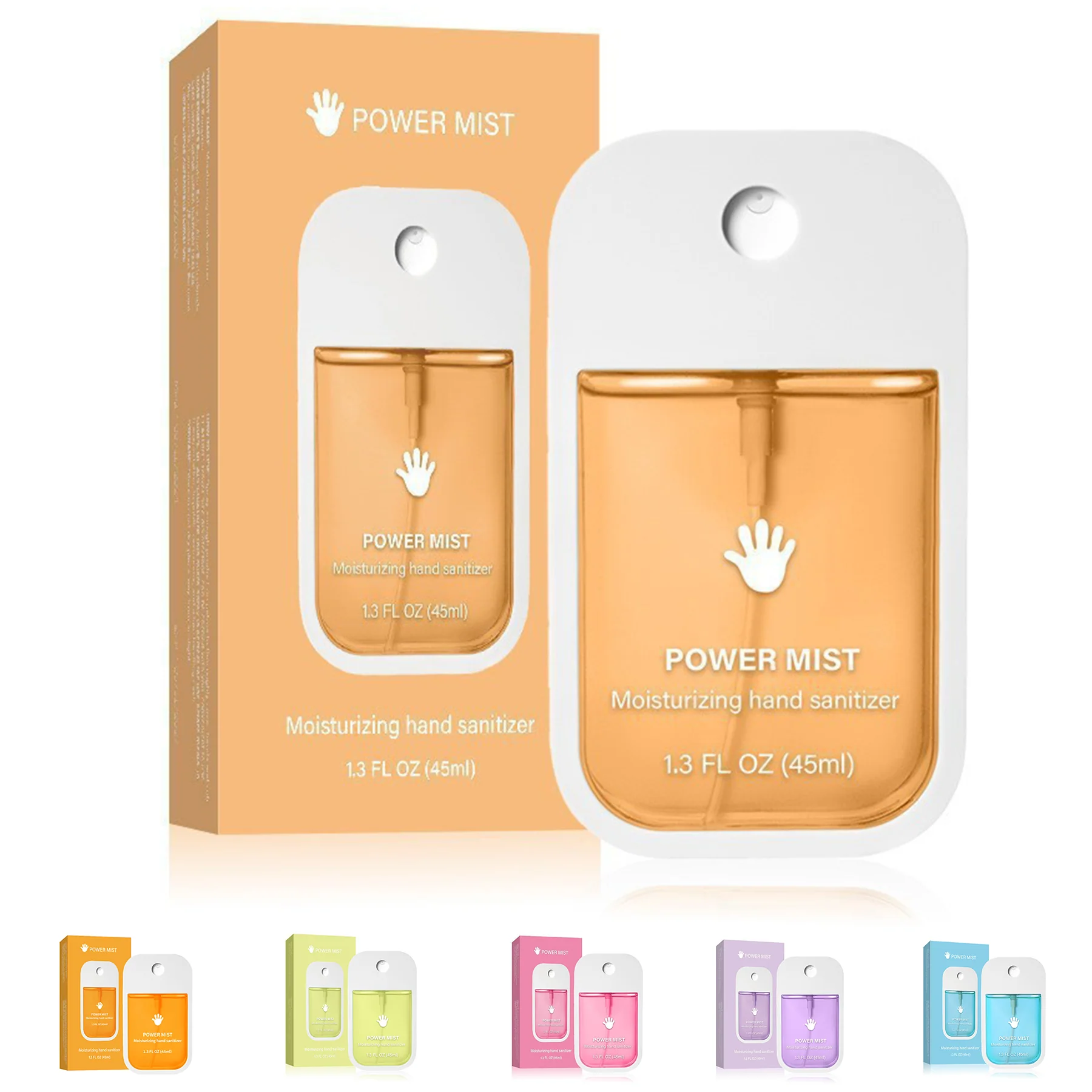 Power Mist Hydrating Hand Sanitizer Spray Travel Size 45ml