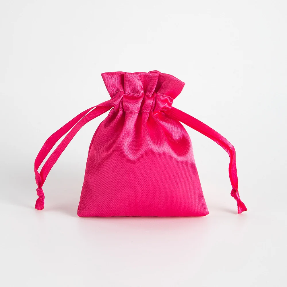 Custom Satin Drawstring Bag