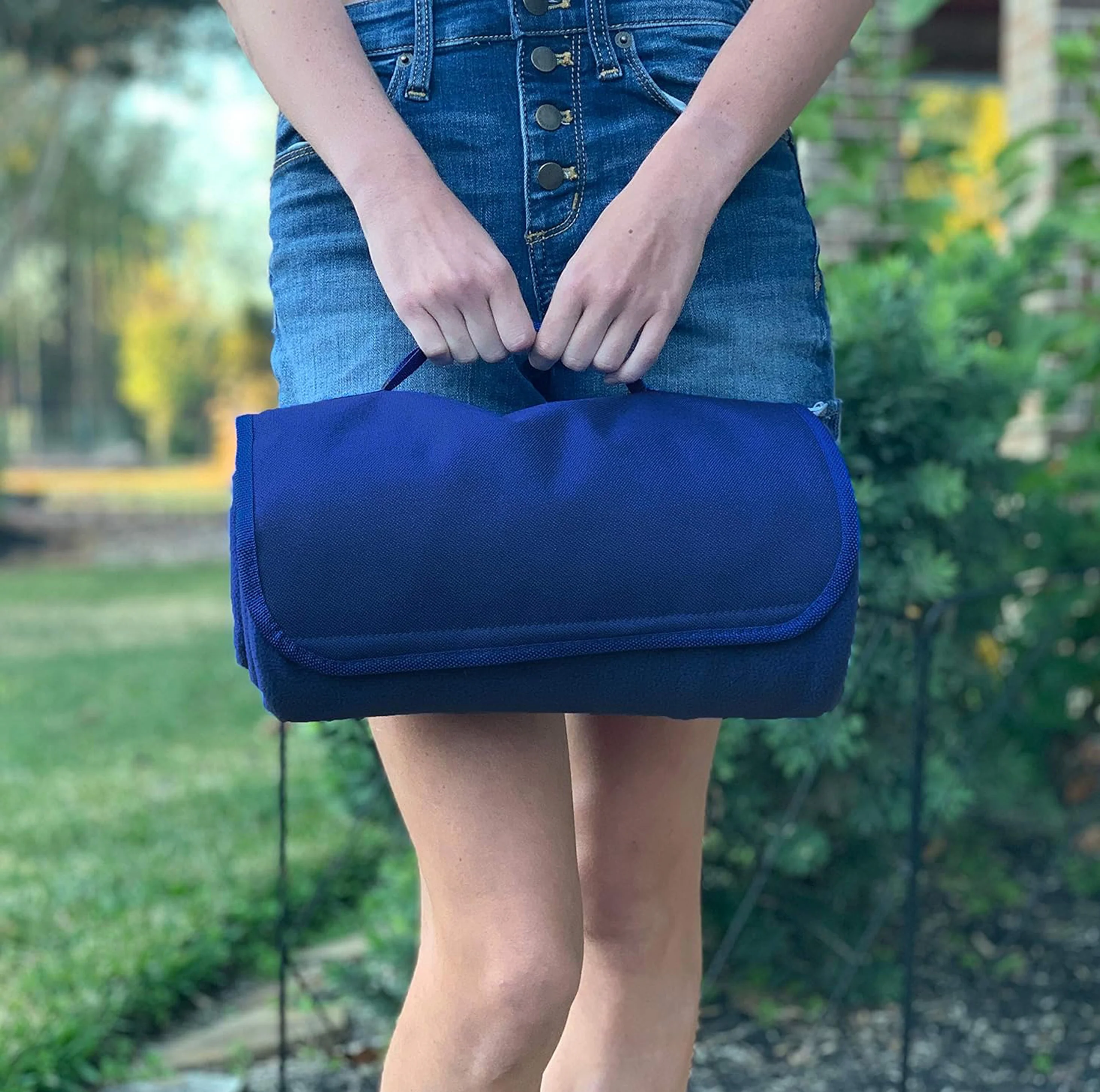 Super Soft Plush Portable Travel Blanket