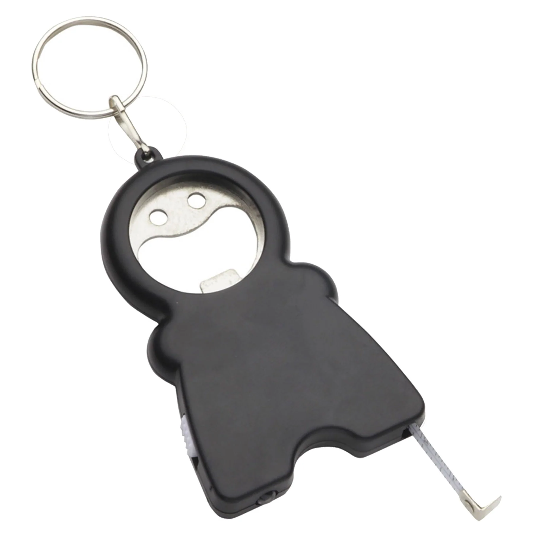 3 in 1 Keychain Opener 39" Tape Measure and LED Flashlight