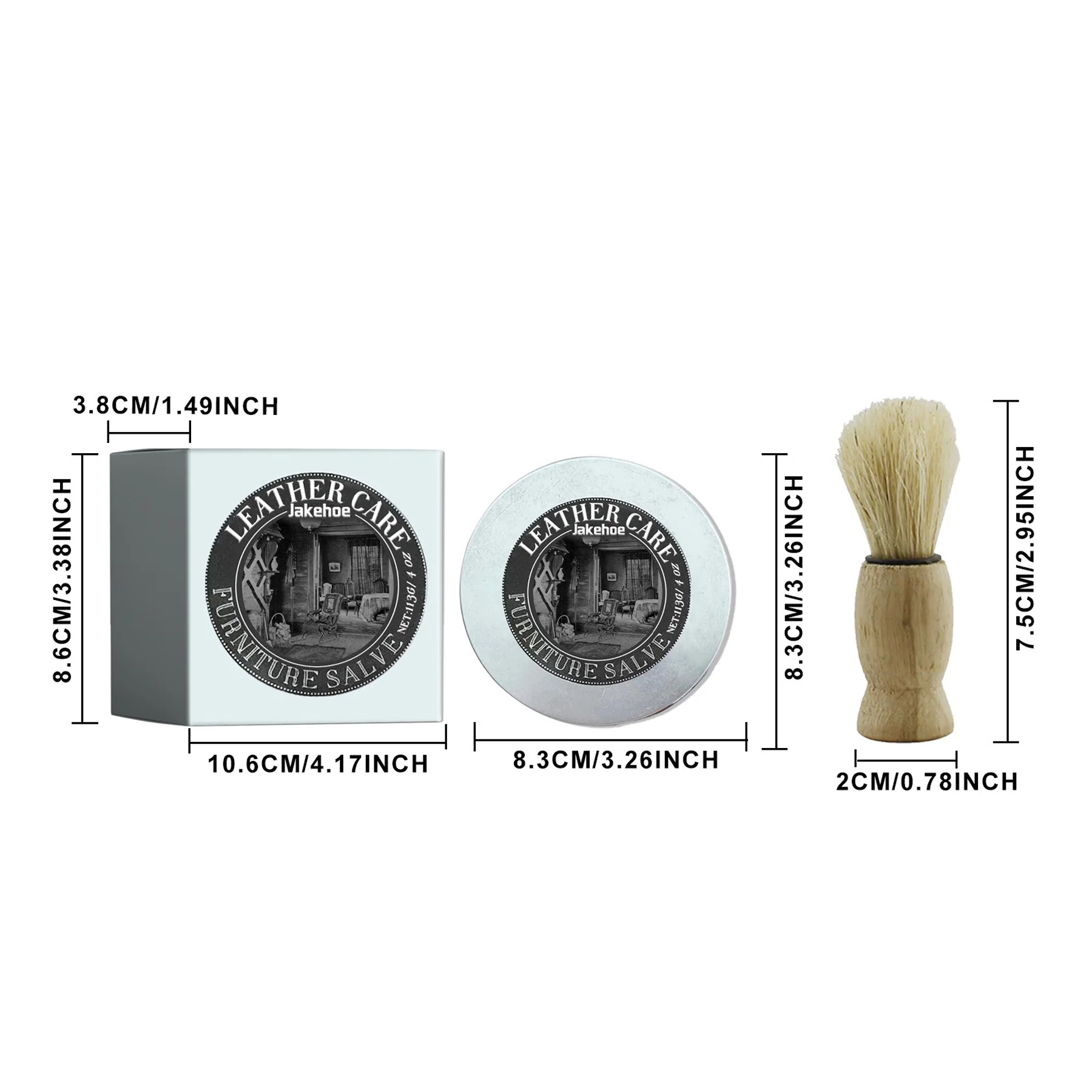 4Oz Oil Leather Conditioner With Brush