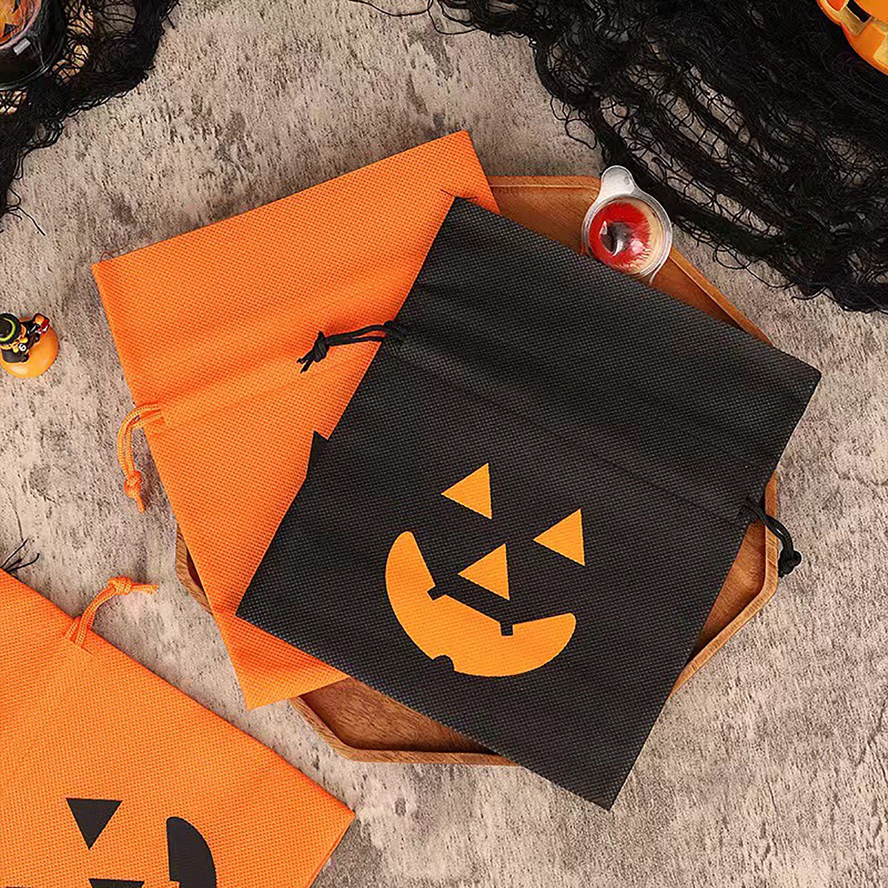 Candy Pouch With Double Drawstrings
