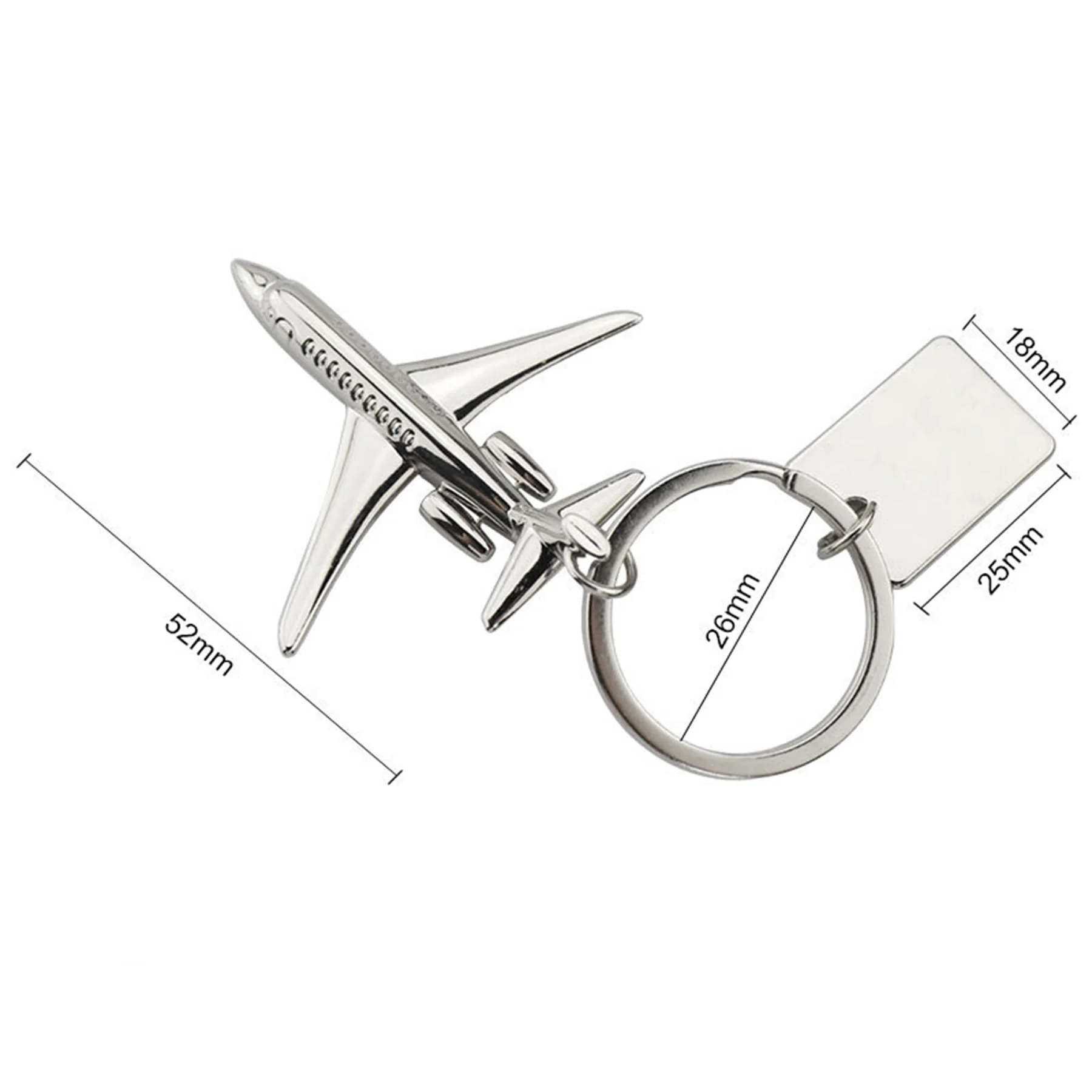 Airplane Model Keychain