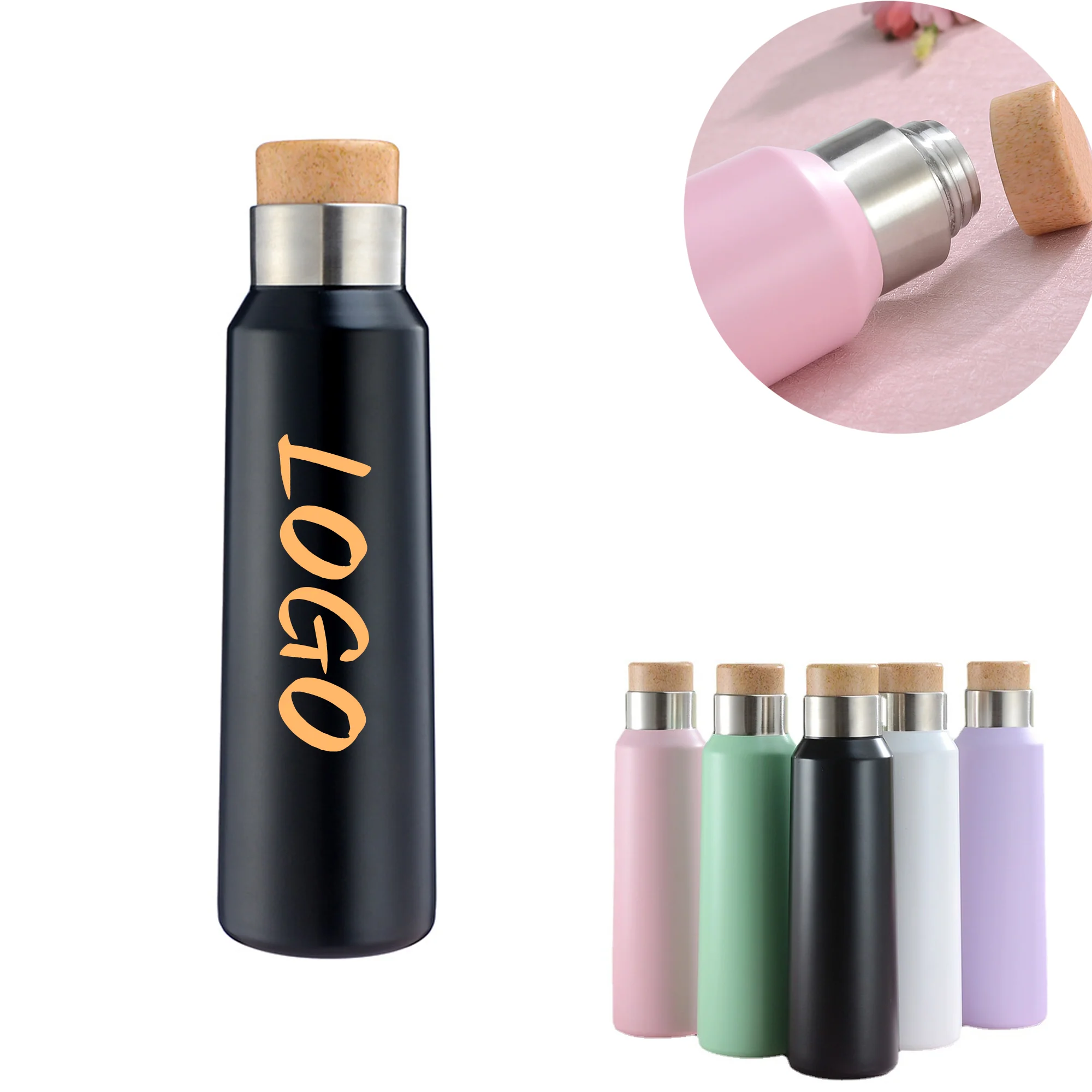 17 Oz Double Wall Sports Water Bottle
