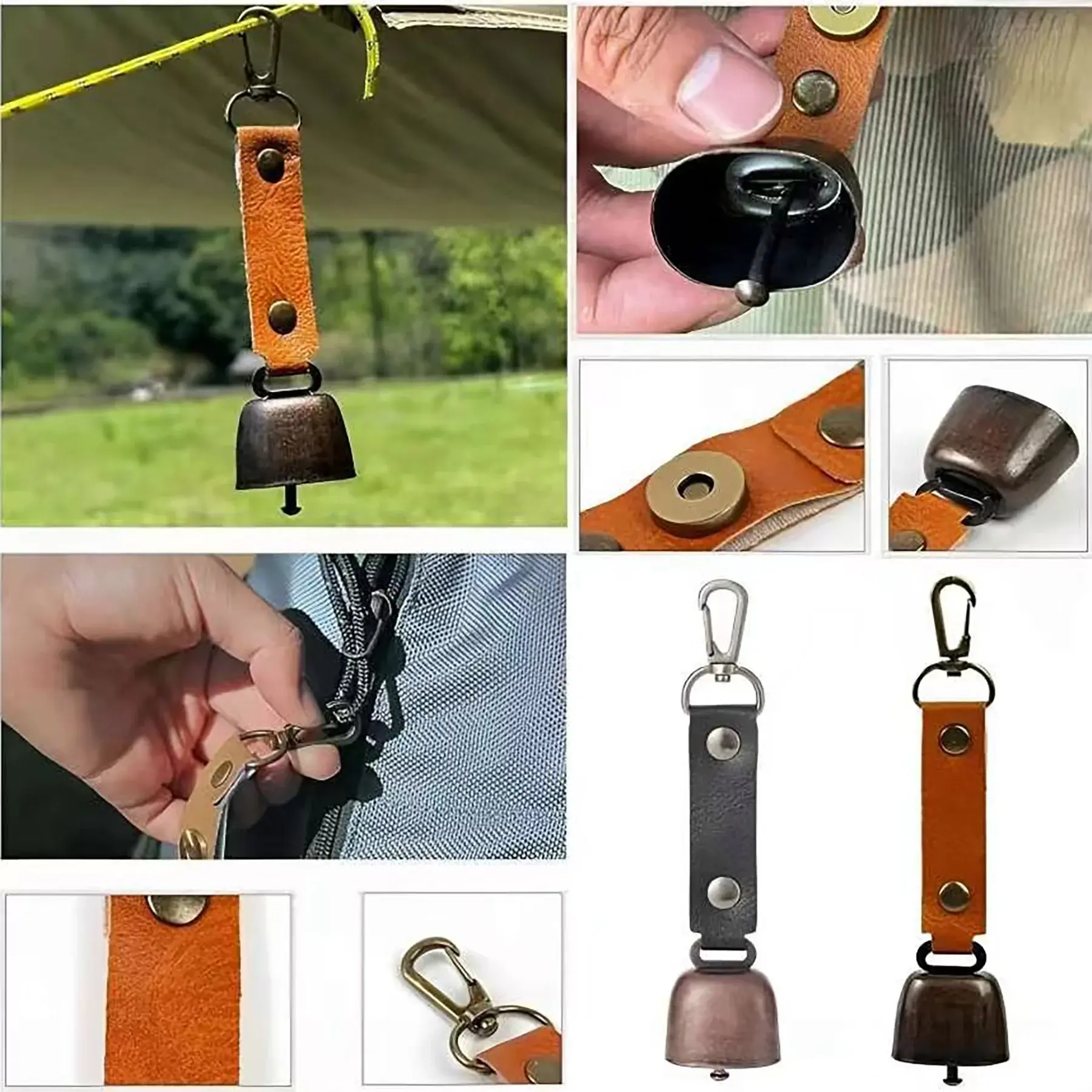 Magnetic Metal Bear Bell Metal Loud Hiking