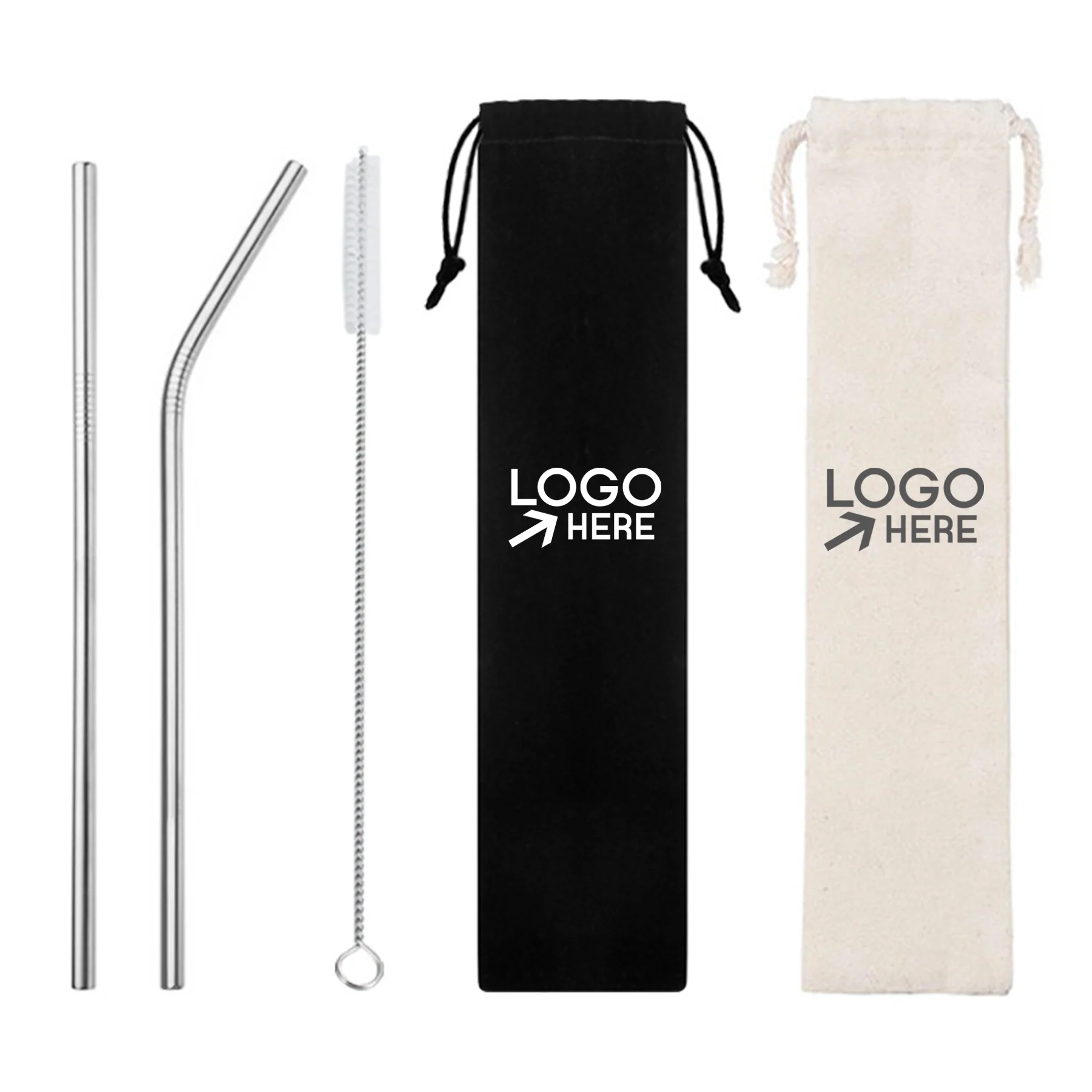 Stainless Steel Straw Kit