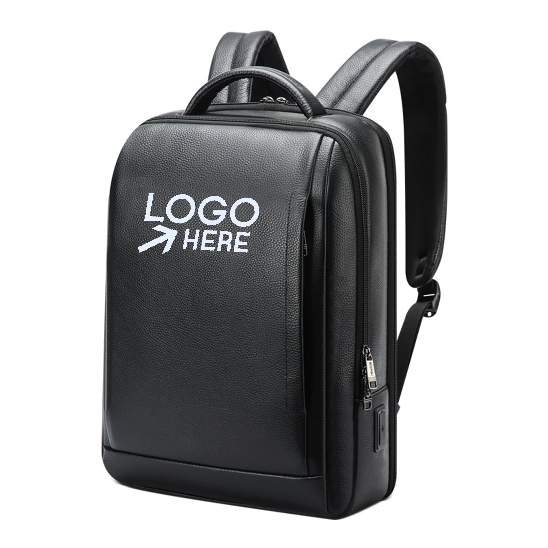 Top Layer Leather Backpack