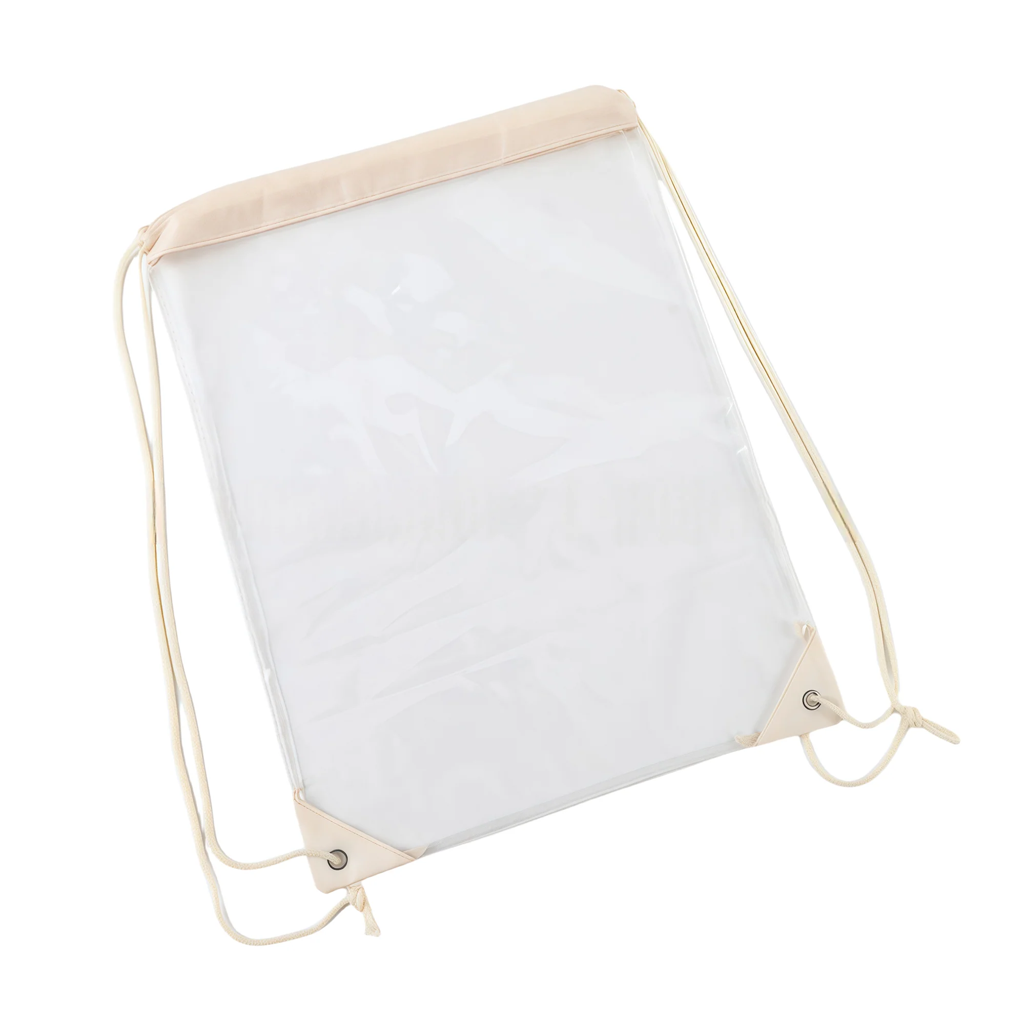Large Clear Waterproof Stadium Drawstring Backpack
